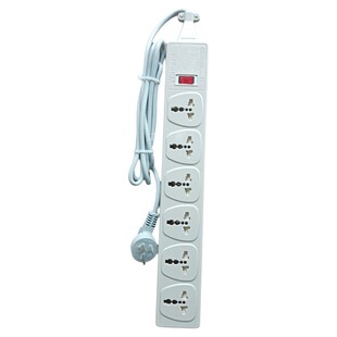 wonpro稳不落自恢复过载抗杂讯机构测试大间距插孔 六6位万用排插