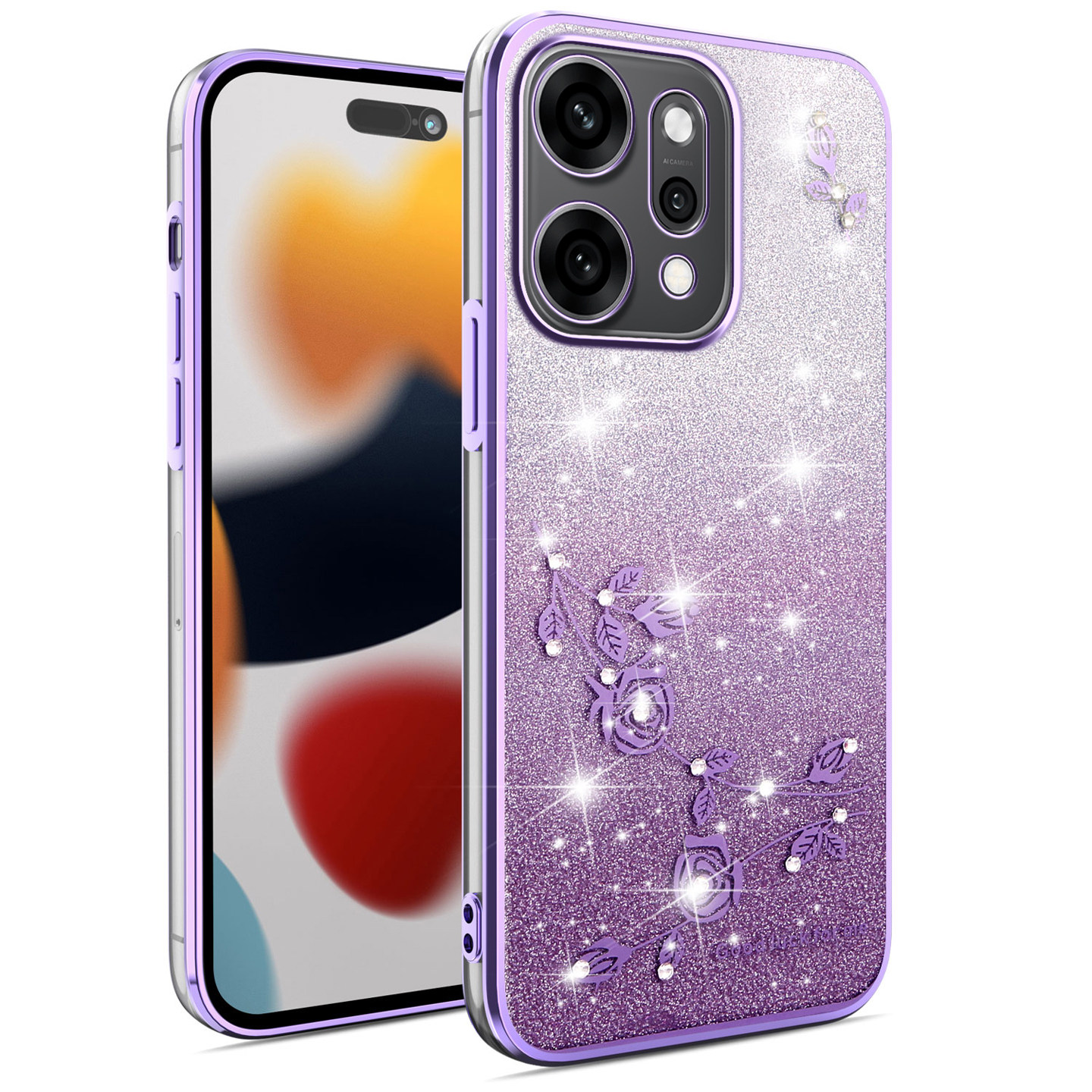 适用opporeno14手机壳reno14pro保护por渐变套oppo镜头全包PKZ防摔PLA110软壳5G女生opopreno网红reon新款145