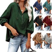 Loose Women 2025 Long neck Sweatshirt sleeved