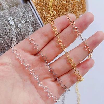 2Meters 1Meter Star Chains for Neckalce Bracelet Jewelry Mak