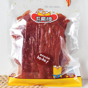 靖江特产哥真棒高蛋白原切猪肉脯原味香辣特级猪肉干肉类制品零食