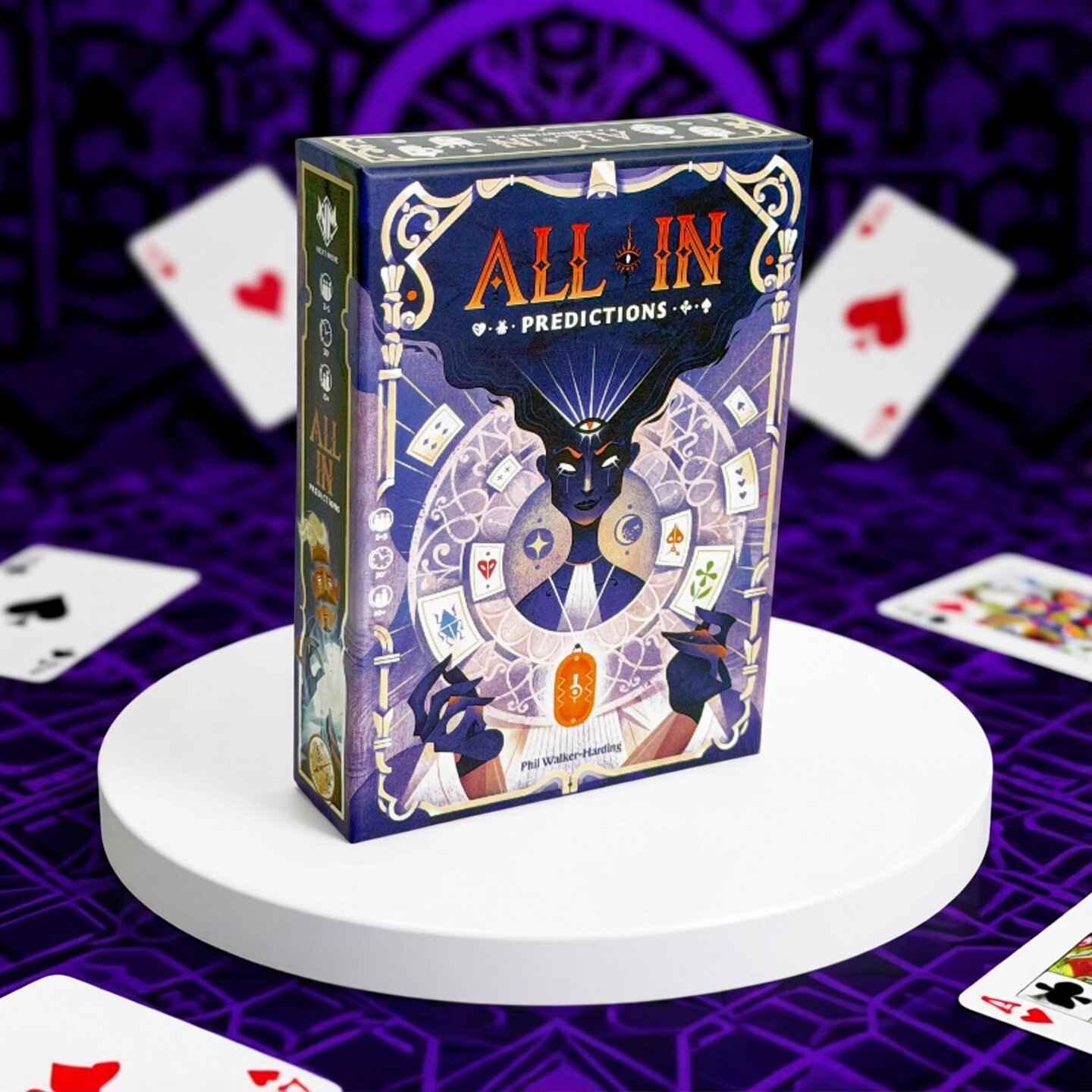 孤注一掷ALL IN桌游 2-5人中文多人休闲聚会轻策吃墩推理卡牌游戏