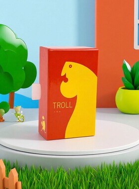 TROLL巨魔3-5人中英双语心理博弈桌游卡牌成人聚会oink game小盒