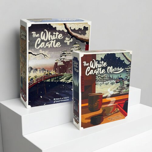 姬路城The White Castle桌游 1-4人英文版茶道扩策略经营卡牌游戏