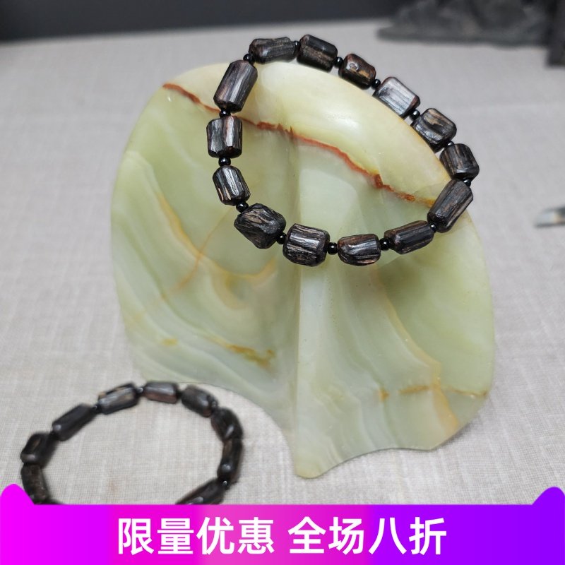 海南降真香满油沉水满油手串小叶黑油天然老料根结随行原枝收藏款