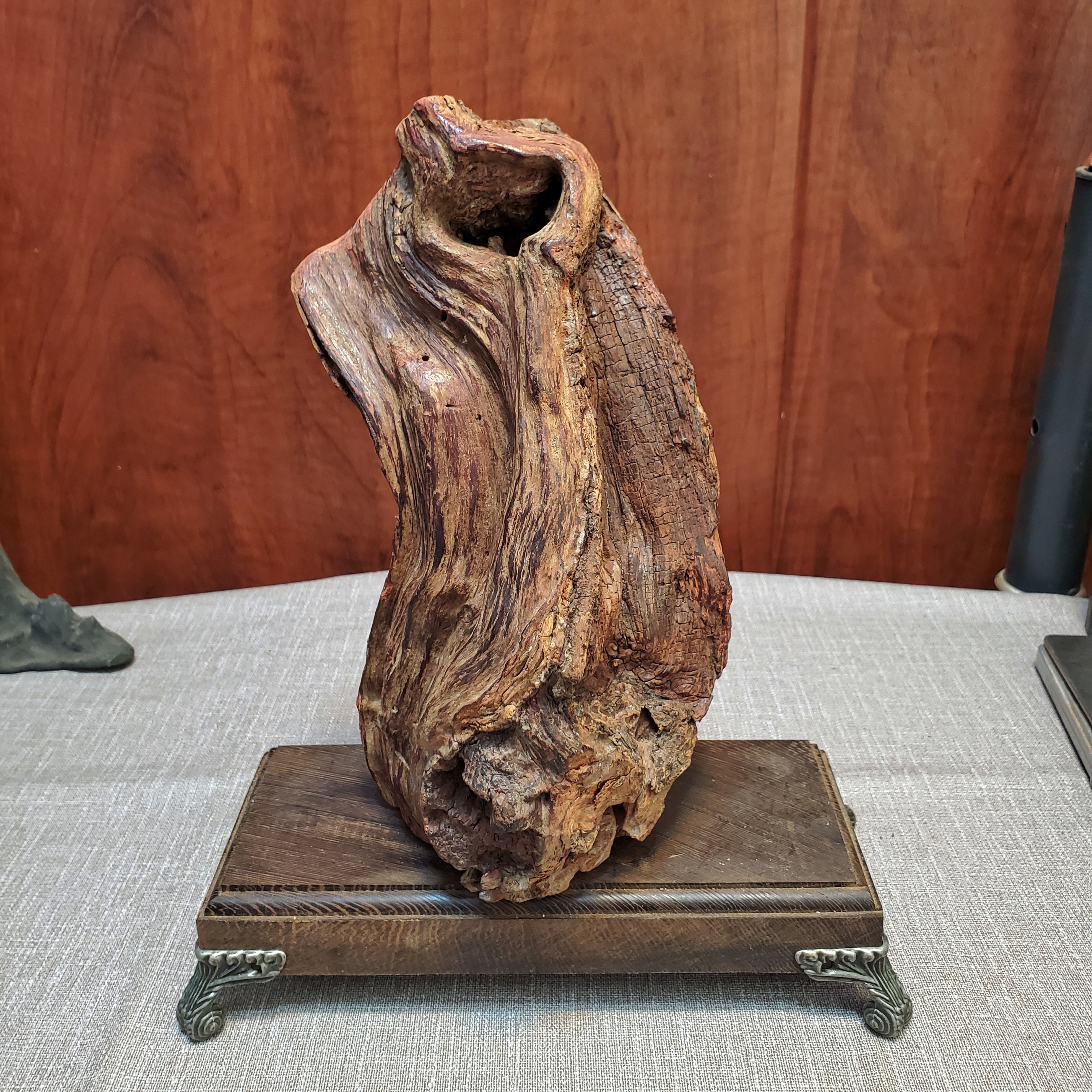 海南降真香早期收藏级厚实老料十亩香开珠原材兰花甘甜香重632g