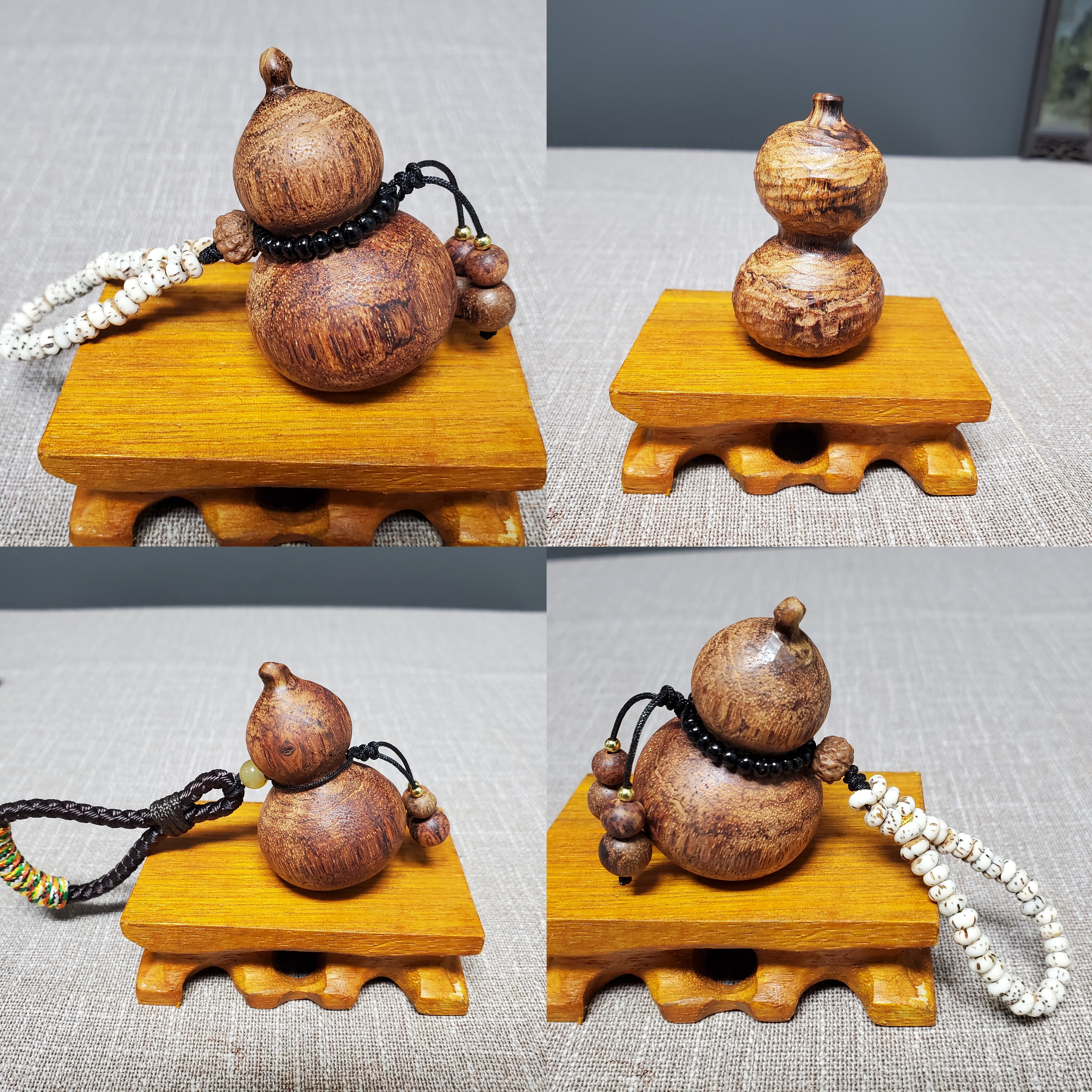 保真老挝降真香木雕手把件工艺品摆件实木把玩钥匙扣挂件文玩葫芦