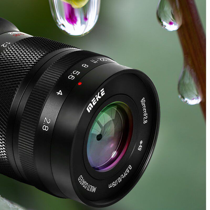 美科MK-60mm F2.8定焦微距人像镜头适用佳能尼康索尼奥林巴斯松下微单