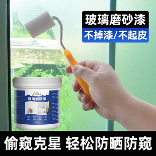水性玻璃磨砂漆专用玻璃漆门窗防窥遮光新型卫生间浴室办公室透光