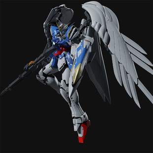 高达成品 万代模型MG飞翼零式改色款爆羽-冰雪姬敢达代工定制手办