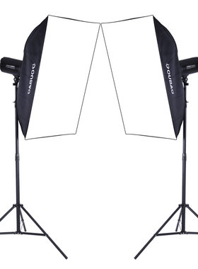 oubao欧宝TTF-400W影室灯三楼套装柔光箱人像儿童影棚拍照闪光灯