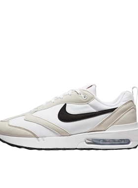 Nike Air Max Dawn 缓震 增高鞋 跑鞋 白色/浅骨色/黑色 金华仓