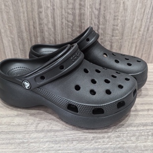 卡洛驰泡芙洞洞鞋厚底增高女鞋户外休闲包头沙滩鞋凉鞋拖鞋金华仓