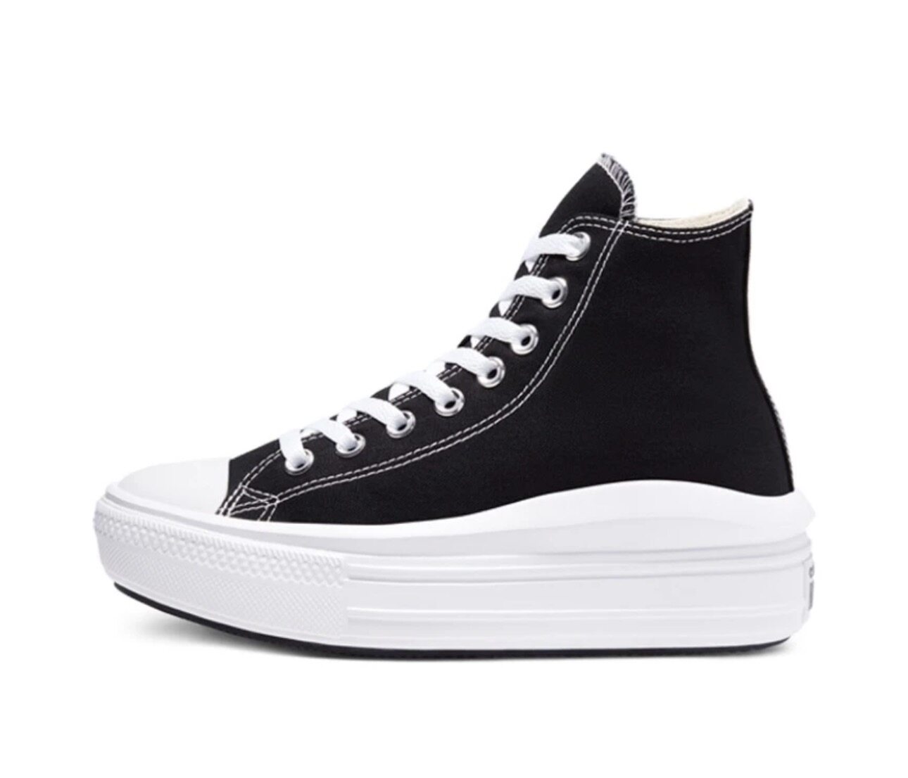 匡威Converse/匡威云朵厚底高帮帆布鞋女款 重庆Tr仓图片