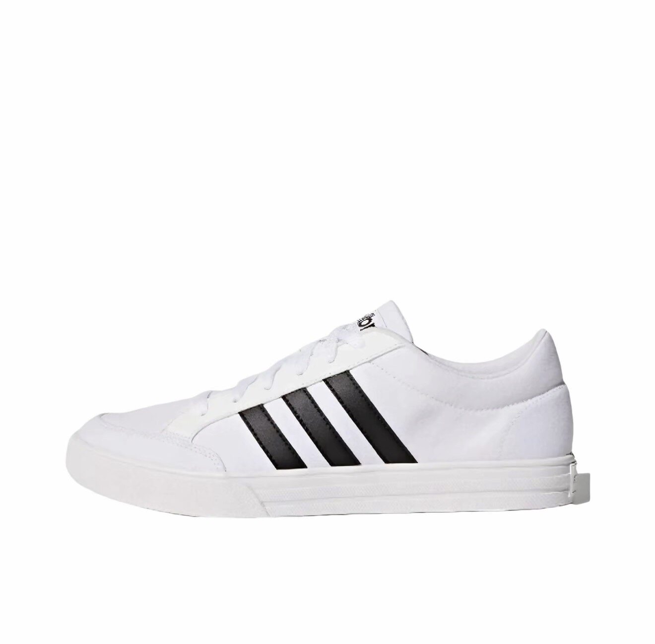 adidas Vs Set 板鞋 防滑耐磨轻便透气帆布复古百搭圆头金华2仓