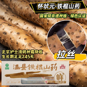 正宗温县怀状元铁棍山药礼盒装