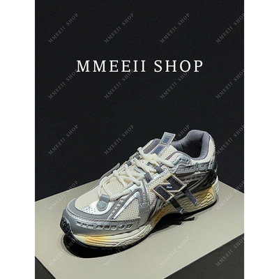 MMEEII/银色超好看！！1906A液态银透气缓震解构老爹鞋男女跑步鞋