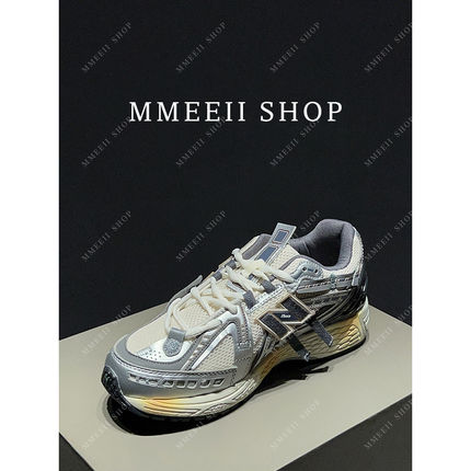 MMEEII/银色超好看！！1906A液态银透气缓震解构老爹鞋男女跑步鞋