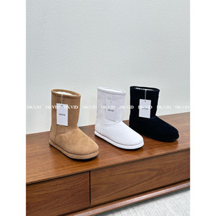 羊羔毛皮毛一体中长筒雪地靴 baby DKVID Warm