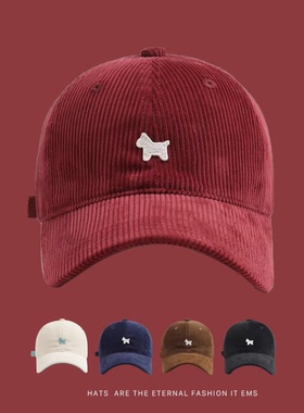 红色儿童棒球帽子中大鸭舌小男孩宝痞帅气炸街女马潮春秋春季春款