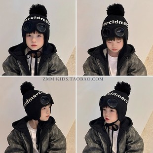 兒童帽子護耳2025新款 棉東北防寒小痞帥氣炸街冬天 中大男孩寶冬季