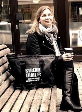 包邮泰国StreamTrail青年旅游手提包休闲户外斜挎防水单肩包男女