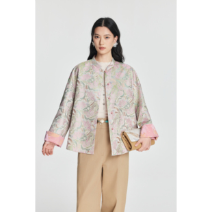 CATHAYA/凯喜雅立领中式外套HSK2FWJM630