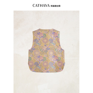 CATHAYA 马甲SOK2FHJM653 凯喜雅新中式