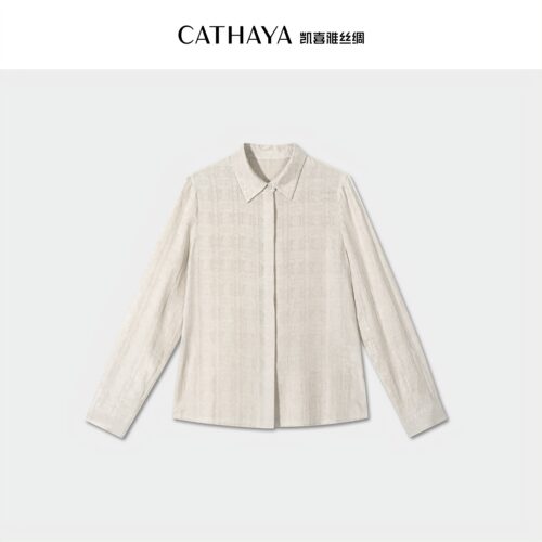 CATHAYA/凯喜雅肌理长袖衬衣REK2FCJN569