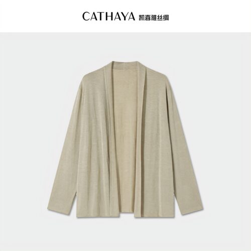 CATHAYA/凯喜雅垂坠针织开衫REK2FWJN564