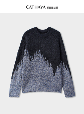 CATHAYA/凯喜雅圆领长袖针织衫TDK2FEJM860