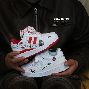 2026春款韩版时尚KT猫童鞋儿童板鞋男童鞋子女童休闲运动鞋软底