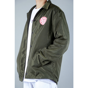 运动上衣 防风外穿开衫 STC秋冬美式 嘻哈教练夹克滑板外套加绒薄款
