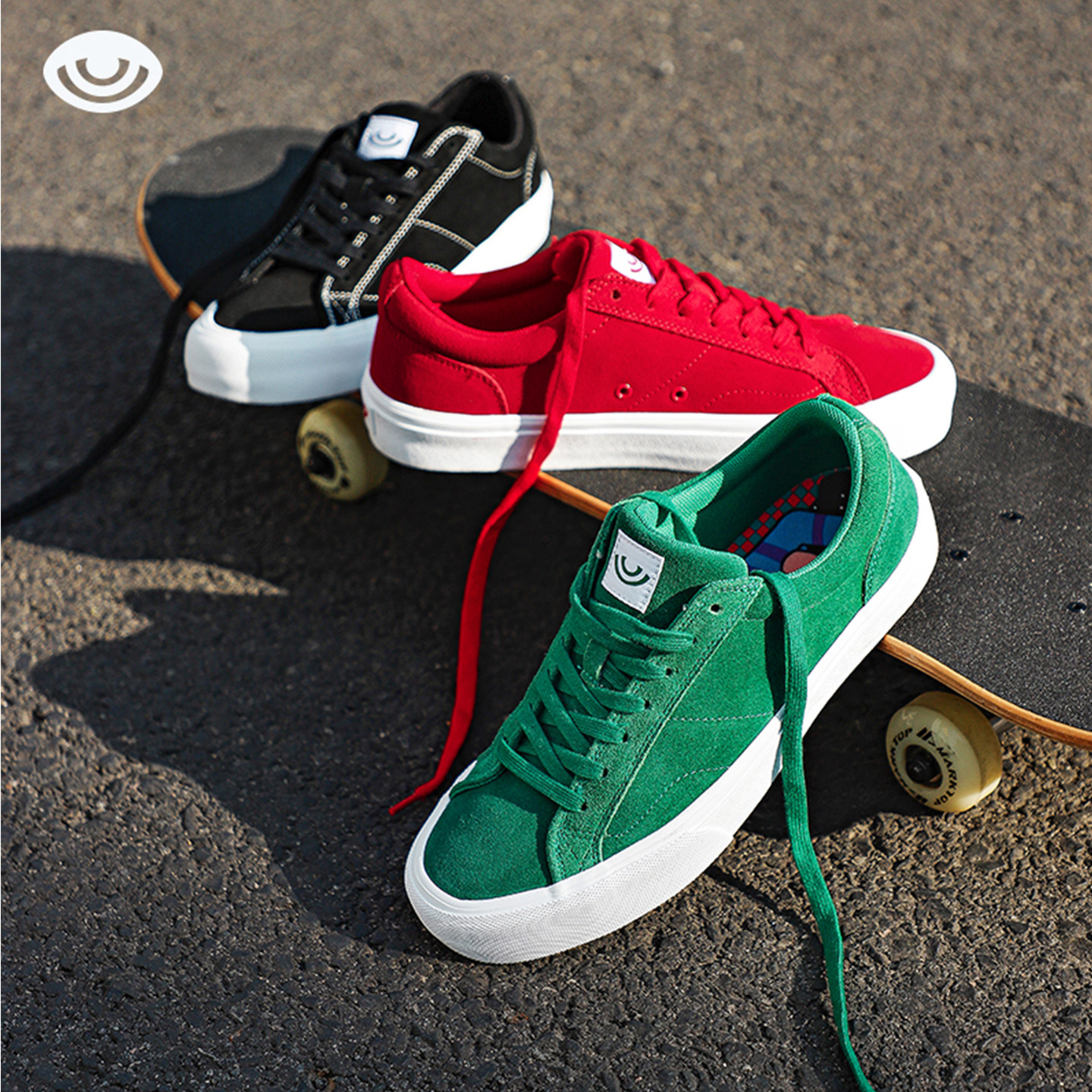 朋蛇低帮经典黑白翻毛皮运动休闲百搭耐磨男女情侣校园学生滑板鞋