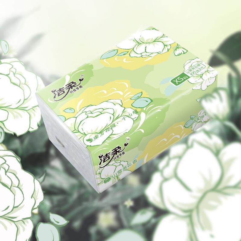 洁柔抽纸山茶花香味3层100抽XS码宿舍家用绿色整箱小餐巾纸巾纸抽,洗护清洁剂/卫生巾/纸/香薰,抽纸,淘宝优惠券,粉丝福利购,淘宝优惠卷