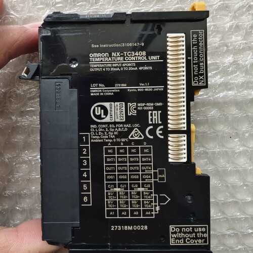 欧姆龙NX-TC3408温度控制单元,实物拍摄,功能正常,拆 ~议价