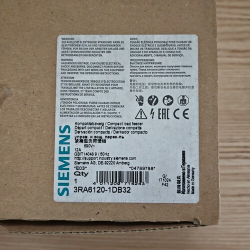 原装西门子软启动器，3RA6120-1DB32,原装。 ~议价