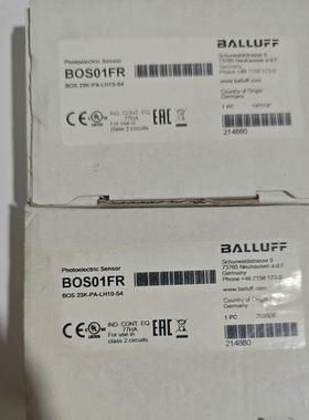 巴鲁夫BALLUFF光电传感器BOS01FR ~议价