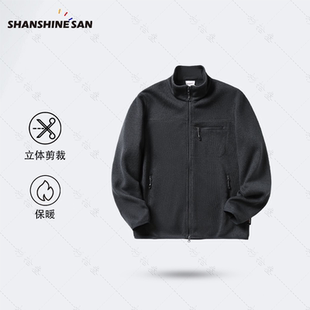 暖绒舒适】秋冬立领保暖男士夹克细腻舒适立体剪裁外套1708