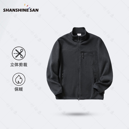 暖绒舒适】秋冬立领保暖男士夹克细腻舒适立体剪裁外套1708