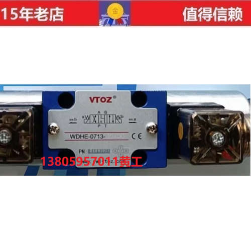 VTOZ维拓斯电磁换向阀WDHE-0713-P24DC P220DC P110DC