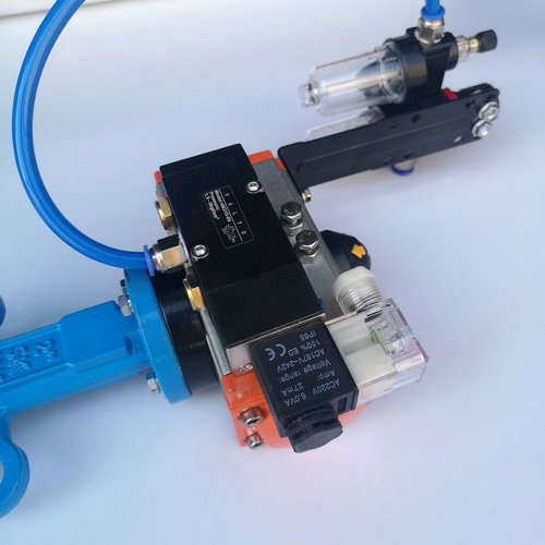 气动对夹蝶阀D671X-10 DN125