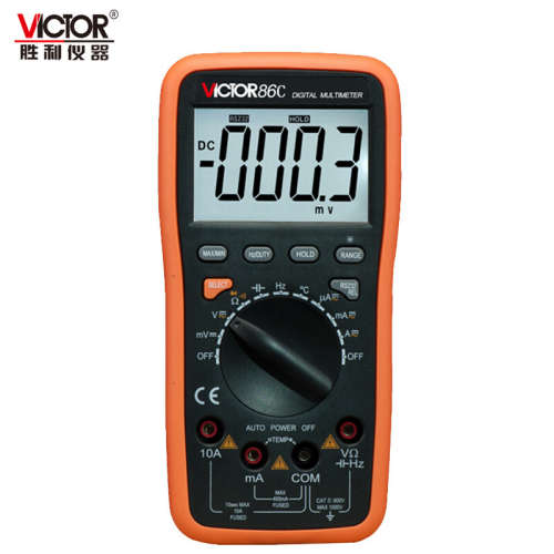 VICTOR胜利VC86C自动量程万用表 带电脑通讯接口高精度数字万用表