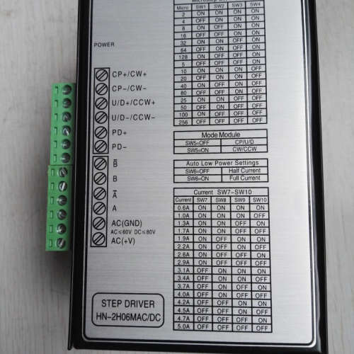 HN-2H06MAC/DC步进电机驱动器 HN-2H05MAC/DC，HN-2H06M 5A 60V