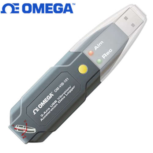 美国奥米佳OM-VIB-101三轴USB振动加速数据记录器OM-VIB-101