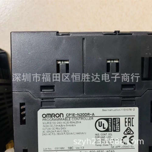 CP1E-N20DR-A/ CP1E-N20DT-D/N20DT-A N20DR-D 二手原装欧姆龙PLC