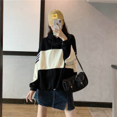 Real shot 25% cotton 75% fiber sweater women's loose Korean version