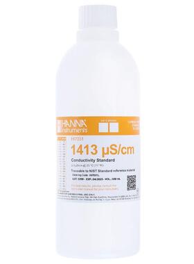 Hanna  HI7031L 1413µS/cm电导校准液460ml 采用高纯度NIST