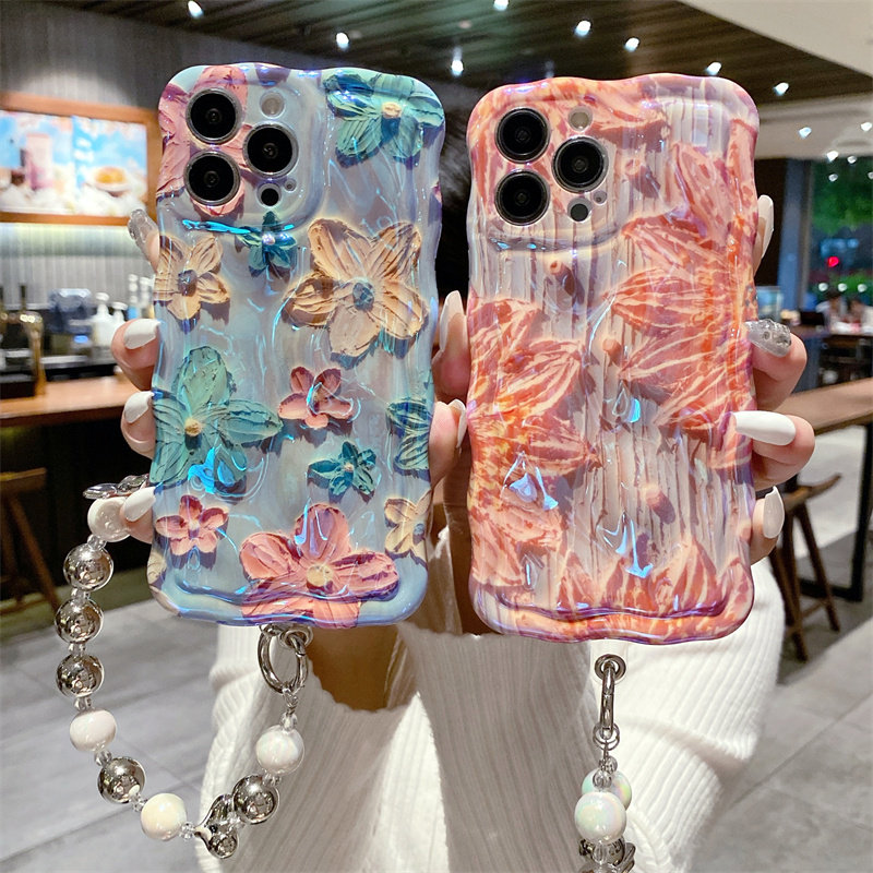 油画花朵适用苹果14promax手机壳新款全包防摔iphone13复古花朵12怎么样,好用不?