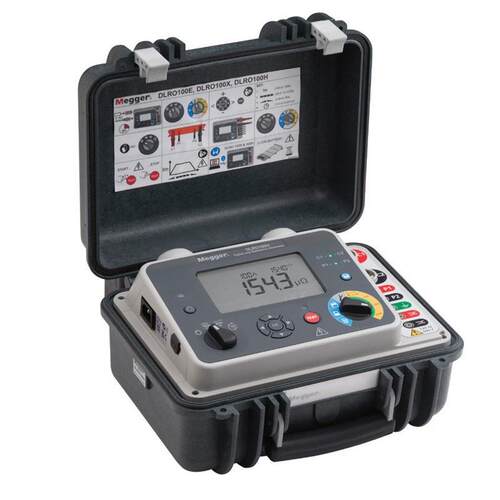 Megger梅凯DLRO100E/100X/100H100A微欧表，使用兩侧接地微欧计